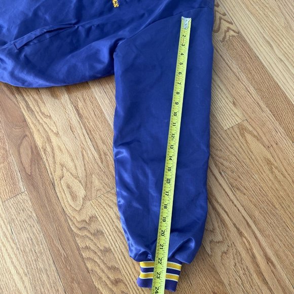 COPY - Vintage Chalk Line Minnesota Vikings NFL Satin Jacket Mens Size XL - Picture 6 of 6